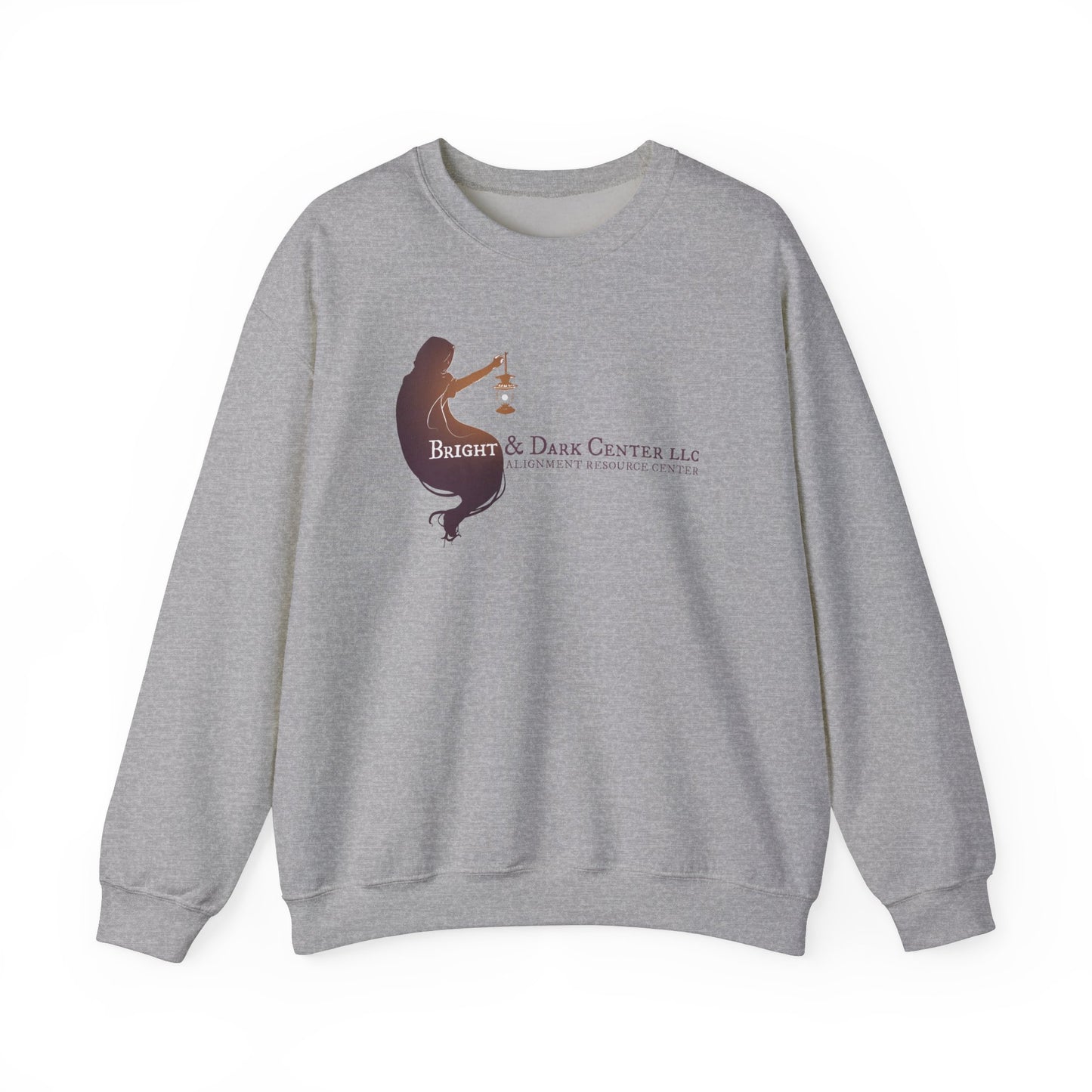 Bright & Dark Center Unisex Heavy Blend™ Crewneck Sweatshirt