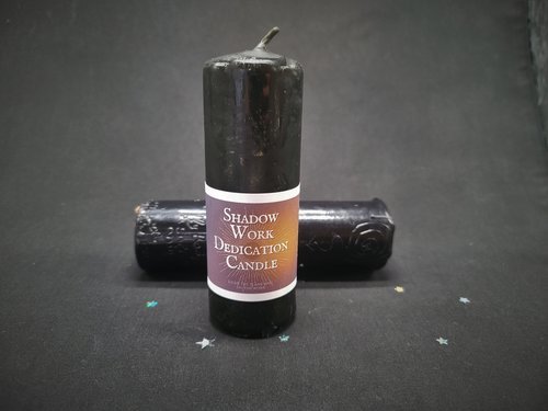 Shadow Work Dedication Candle - Bright and Dark Center LLC