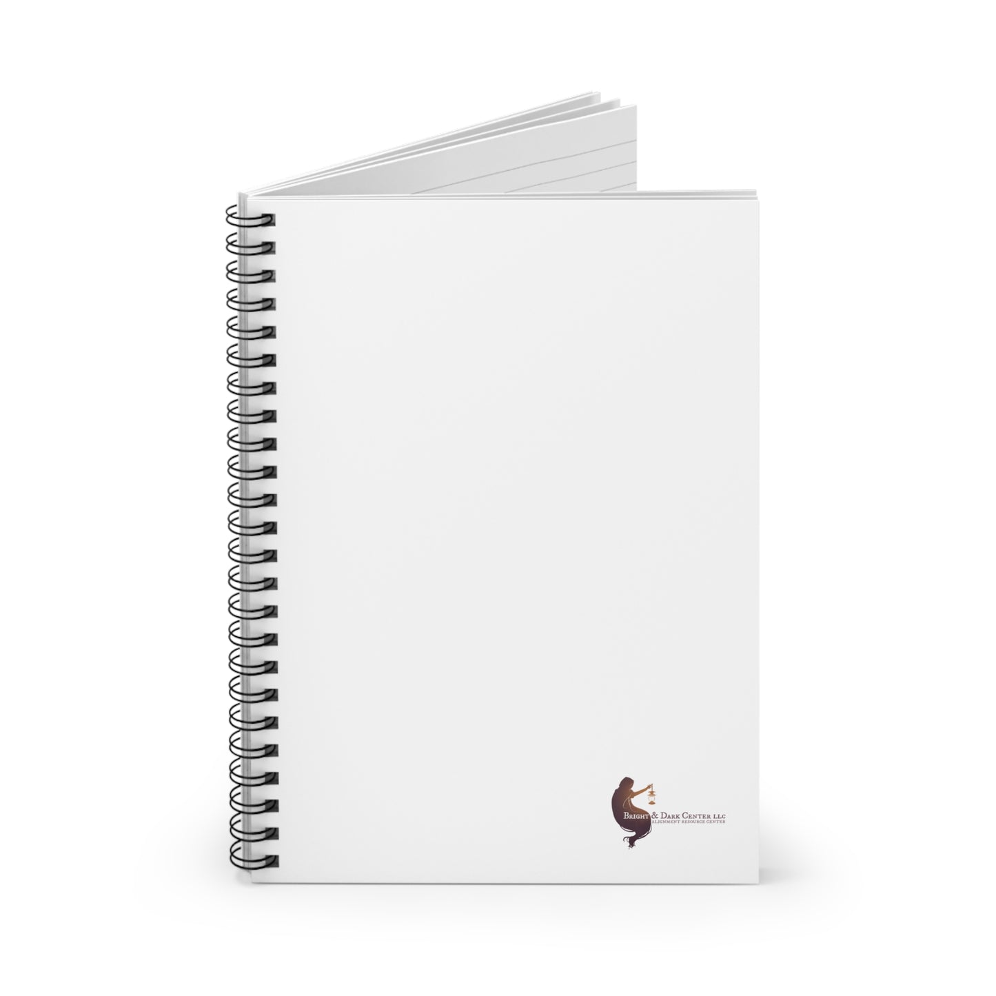 Bright and Dark Center Ruled Spiral Notebook