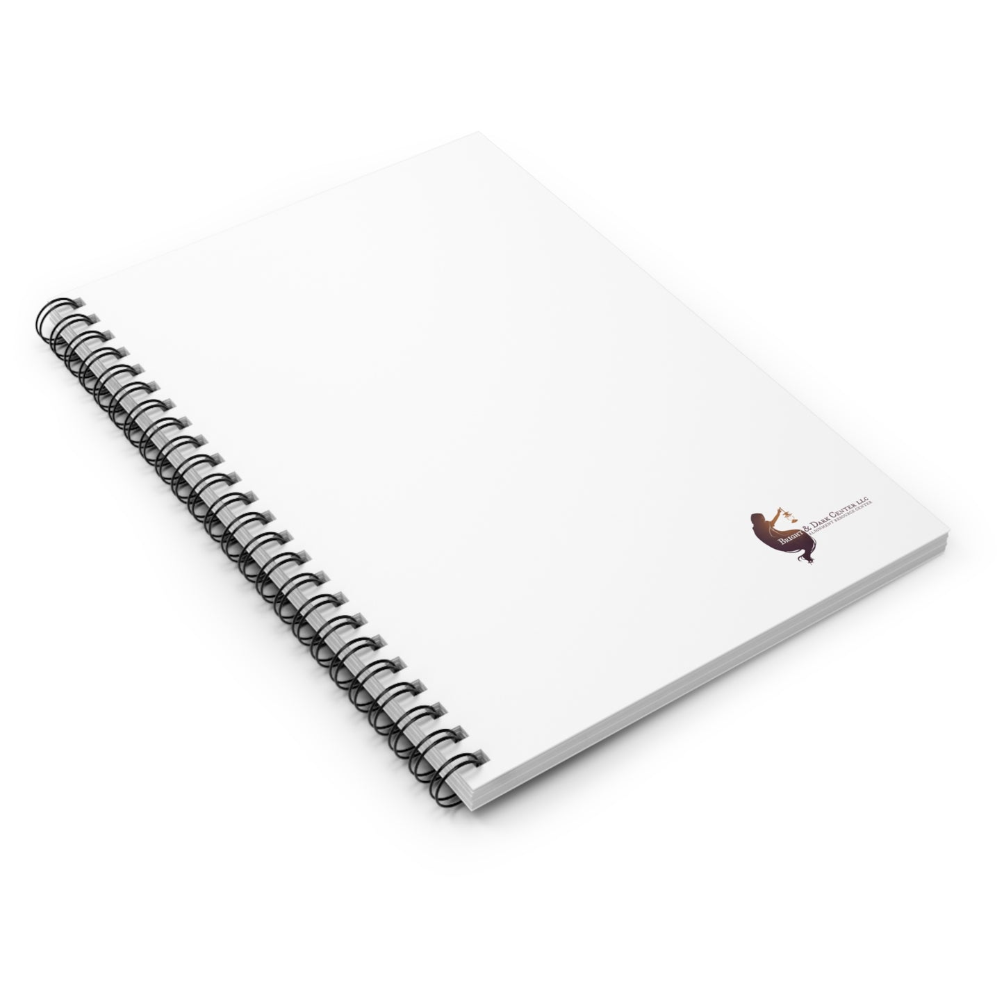 Bright and Dark Center Ruled Spiral Notebook