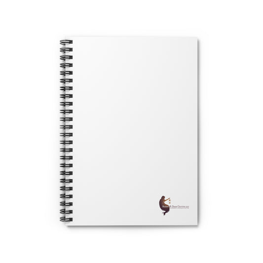 Bright and Dark Center Ruled Spiral Notebook